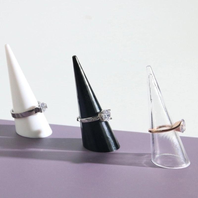 Minimalist Solid Color Plastic Jewelry Rack