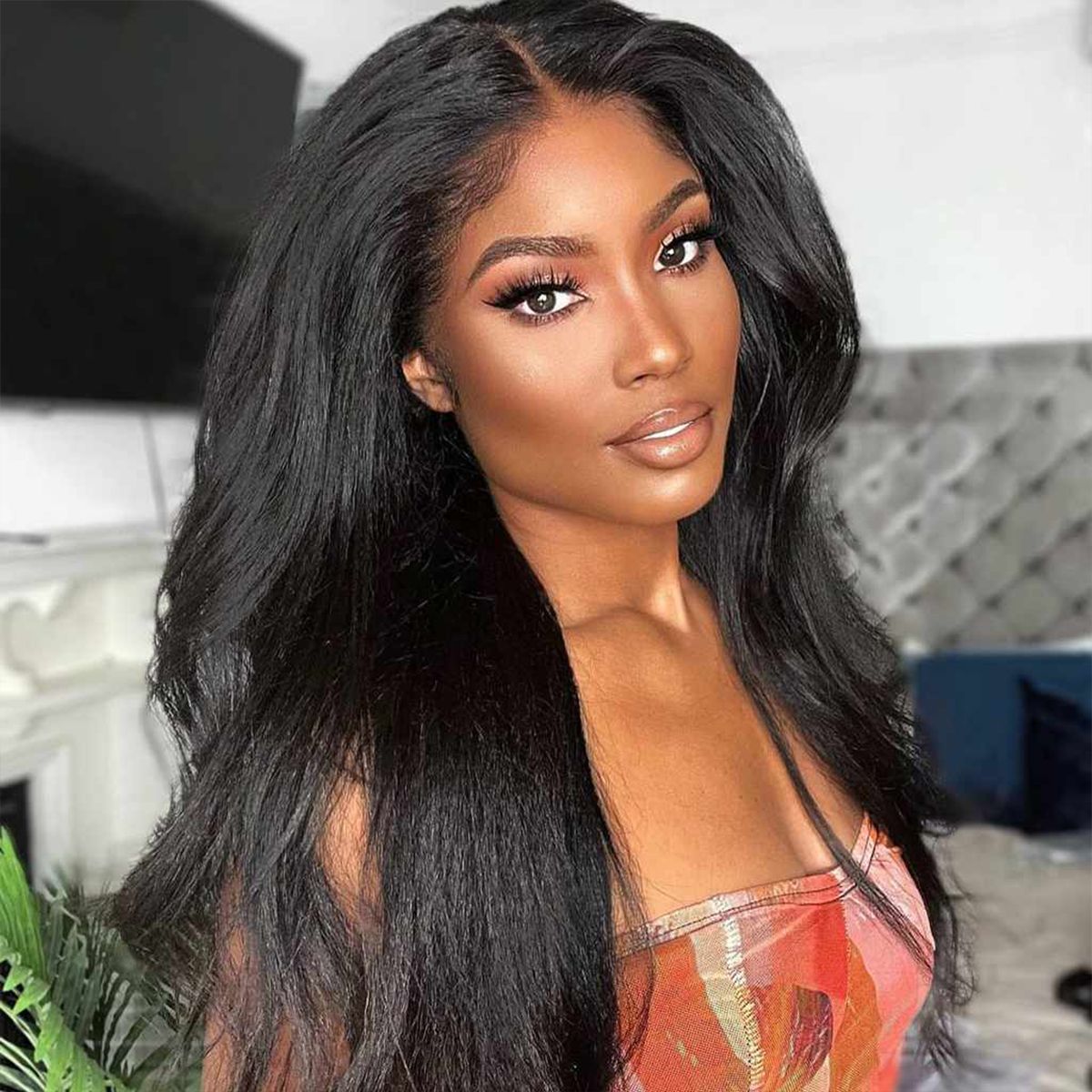 250% Density Kinky Straight Transparent Lace 360 Lace Frontal Human Hair With Baby Hair