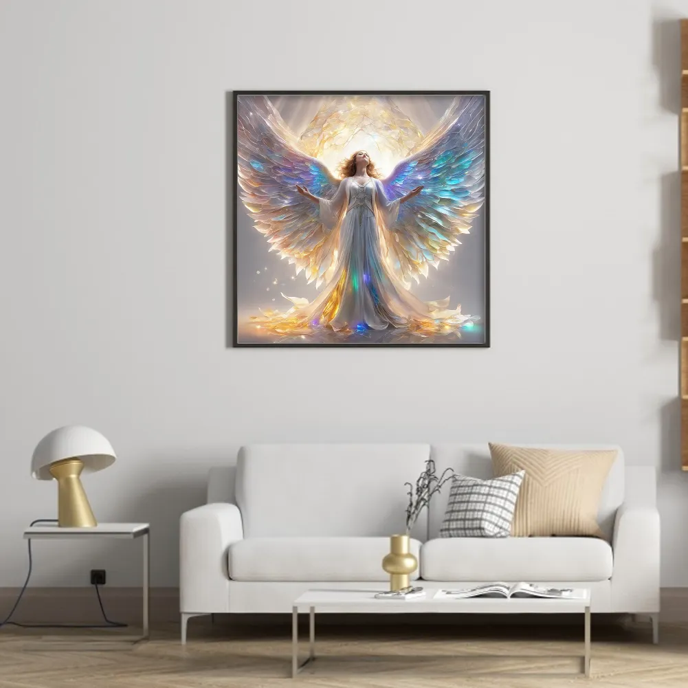 Diamond Painting - Full Round Drill - Winged Angel(Canvas|40*40cm)