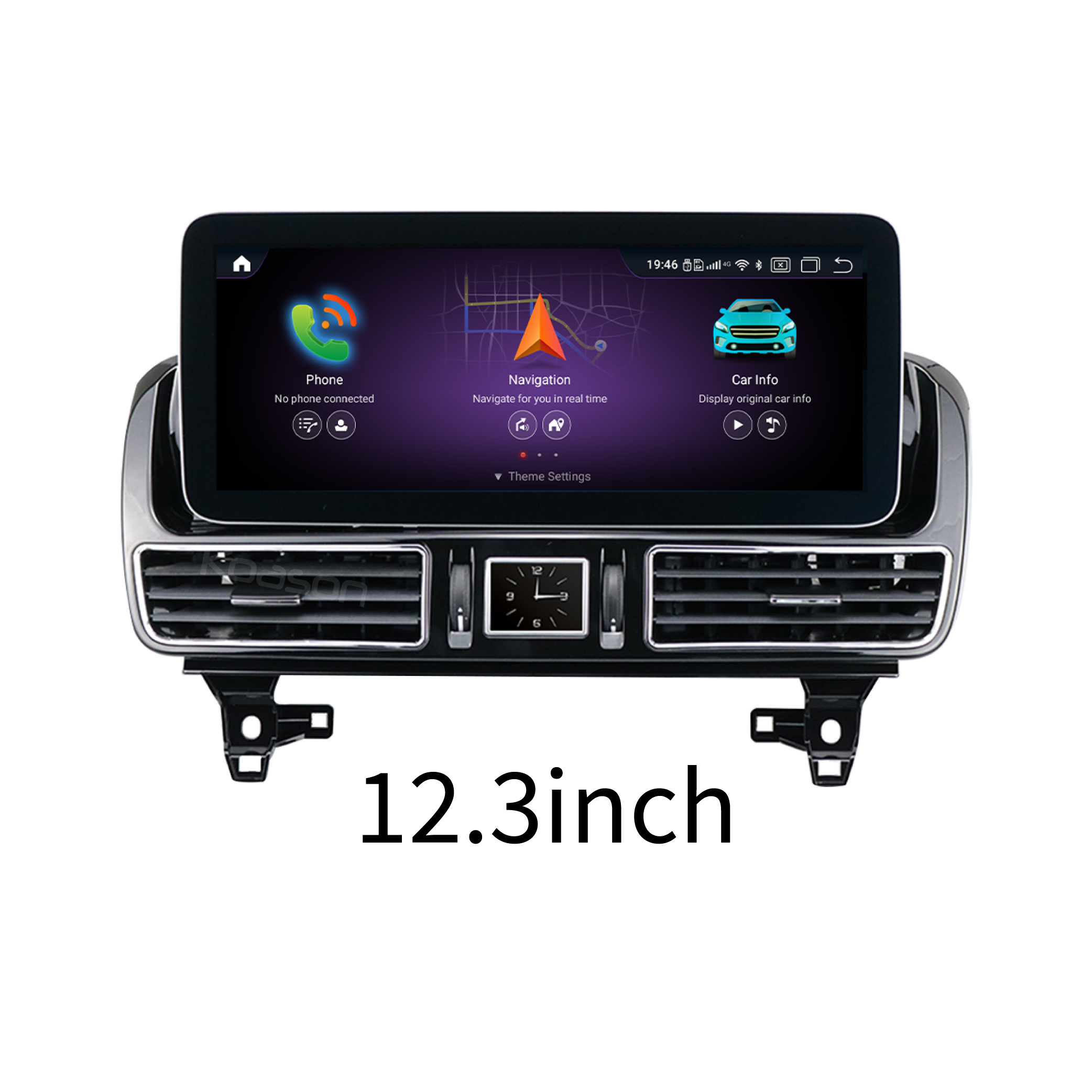 Koason Qualcomm Octa Core Android13 12.3inch HD Screen Display CarPlay GPS Navigation Car Multimedia Player for Mercedes Benz GLE GLS 2015-2019