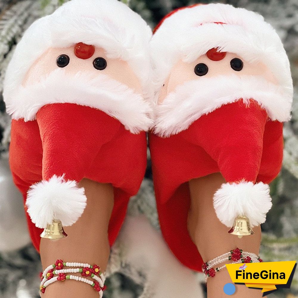 Brown Casual Living Patchwork Contrast Round Keep Warm Shoes