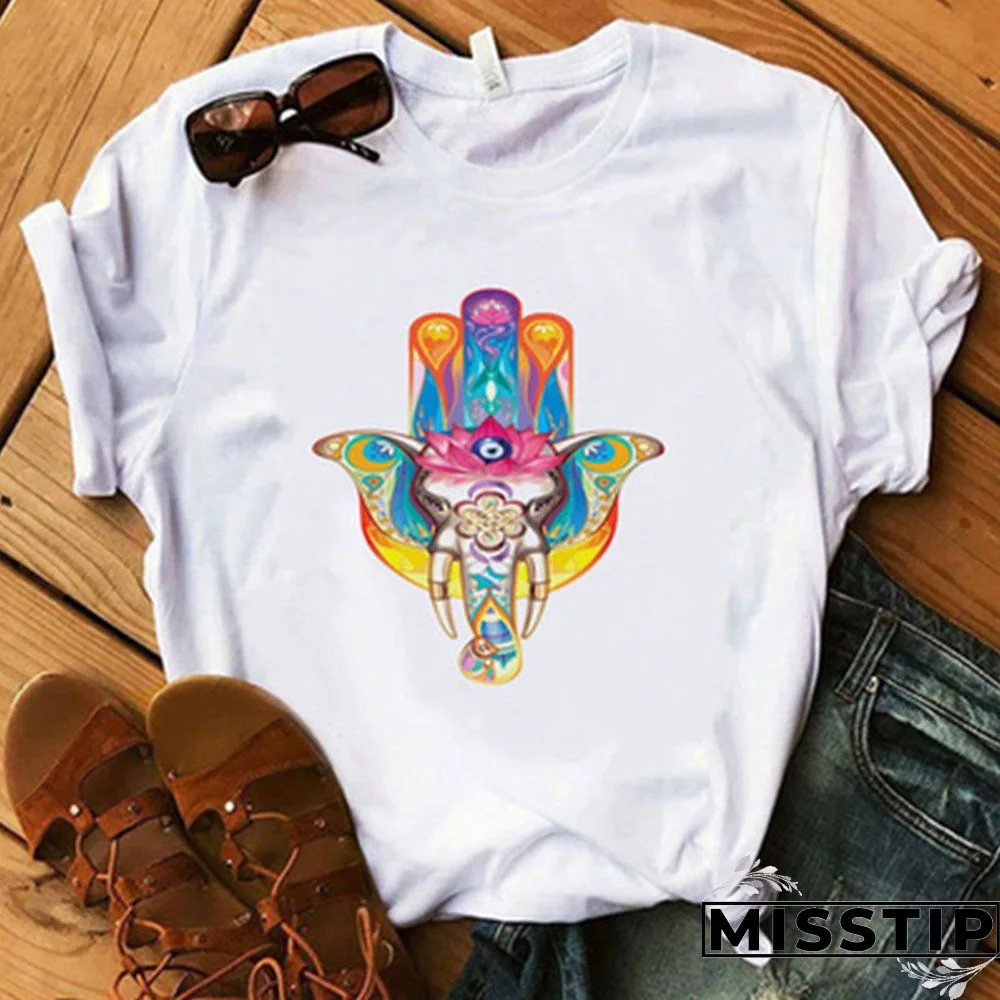 Colour Fashion Casual Daily O Neck Short Sleeve Regular Sleeve Regular Letter Character Tops
