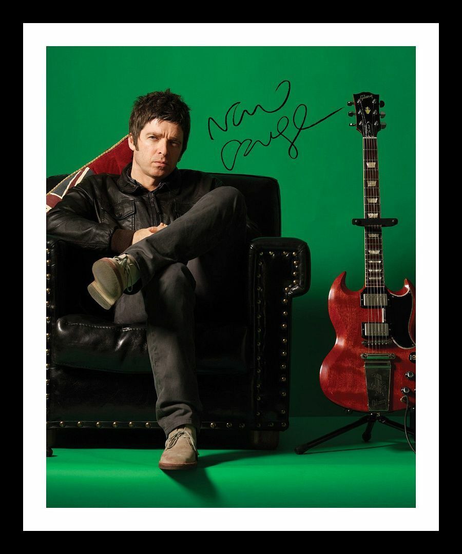 Noel Gallagher Autograph Signed & Framed Photo Poster painting