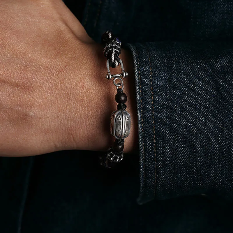 Koi Fish Wealth Reincarnation Knot Braid String Bracelet