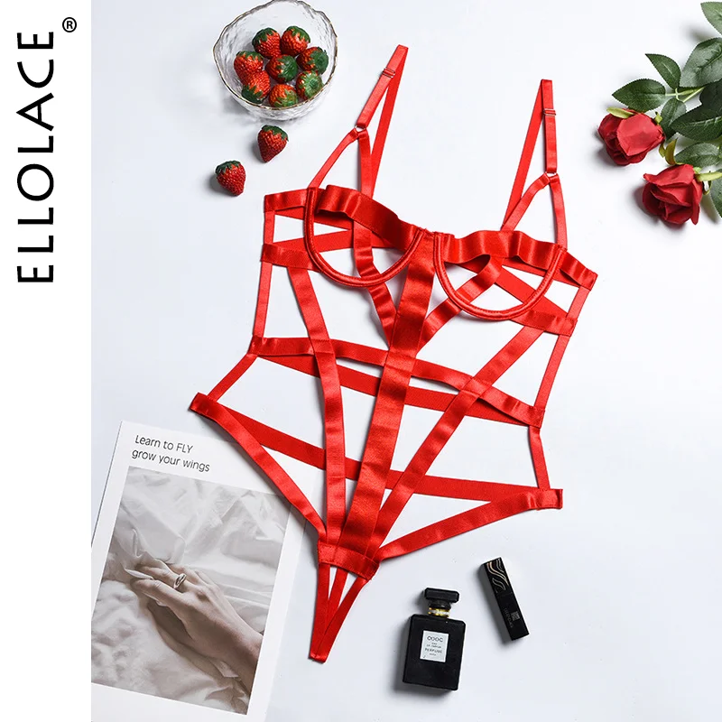 Uaang Ellolace Porn Bandage Bodysuit Women Exotic Costumes Sexy Lingerie Body Hollow Out Sensual Intimate Goods Sex Erotic Apparel