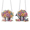2 PCS Flower Watering Can - 5D DIY Pendant