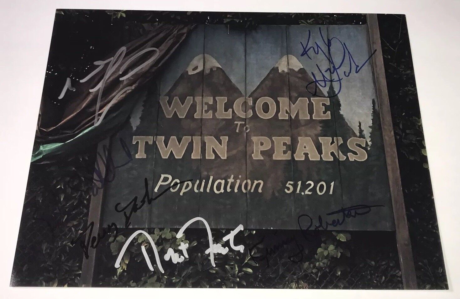 TWIN PEAKS Cast X6 Signed 11x14 Photo Poster painting In Person Autograph EXACT PROOF