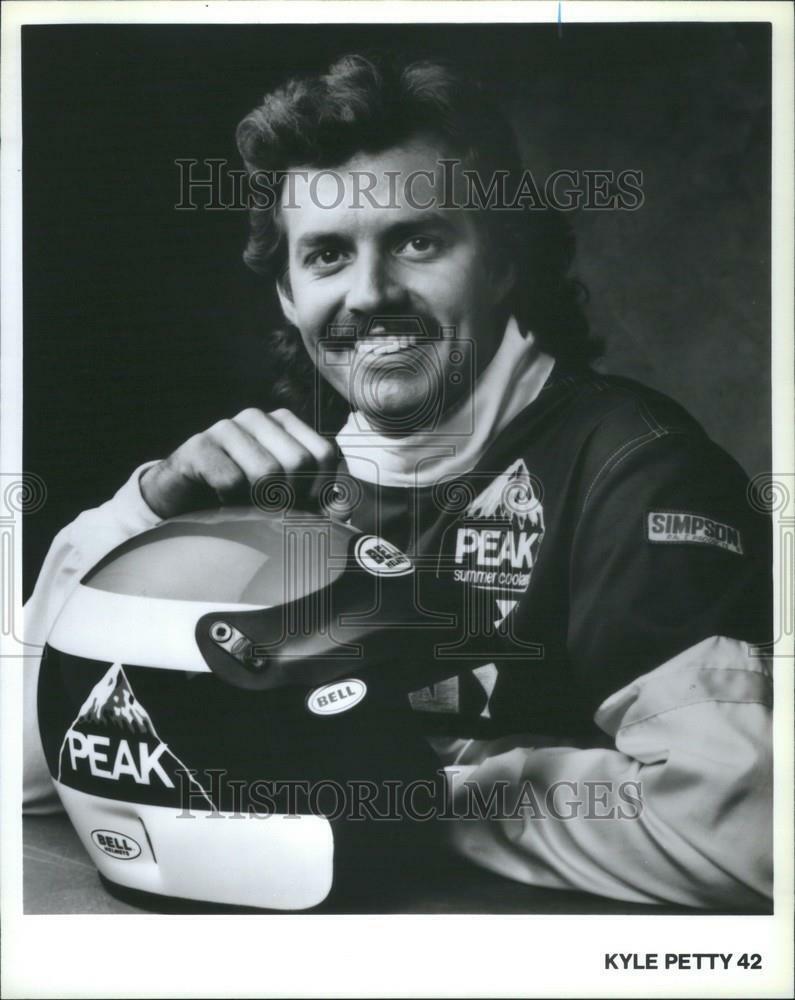 Press Photo Poster painting Kyle Petty American NASCAR SPEED CEO - DFPC56689