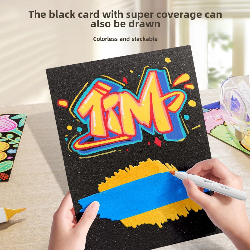 Enmi Acrylic Marker Pen For Children’s Painting Special Student Marker Pen Acrylic Water-based Opaque Color Stackable Color