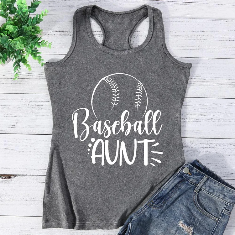 Baseball Aunt Vest Top-Annaletters
