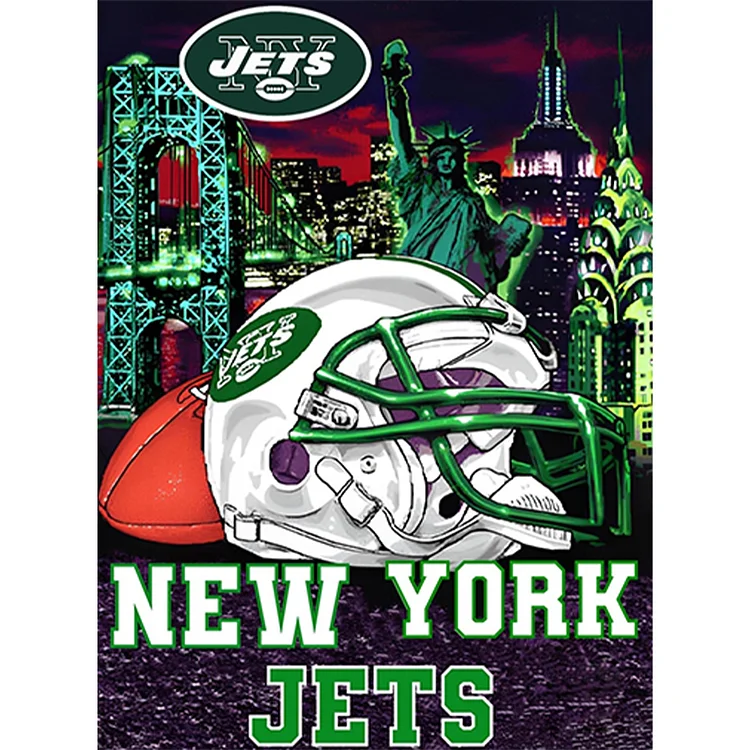 New York Jets 16x16 5D Wall Art