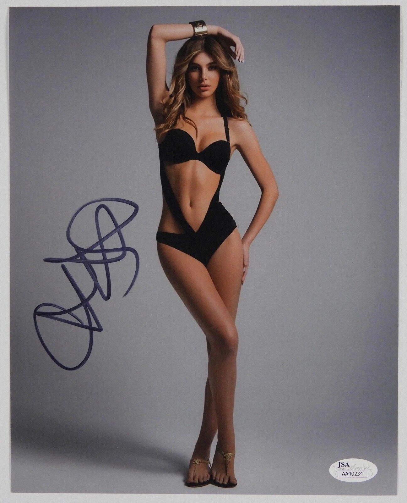 Camila Morrone Supermodel JSA signed autograph 8 x 10 Photo Poster painting