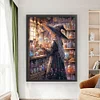 Witch-11CT Stamped Cross Stitch 50*65cm/19.69*25.59in(Big Size)