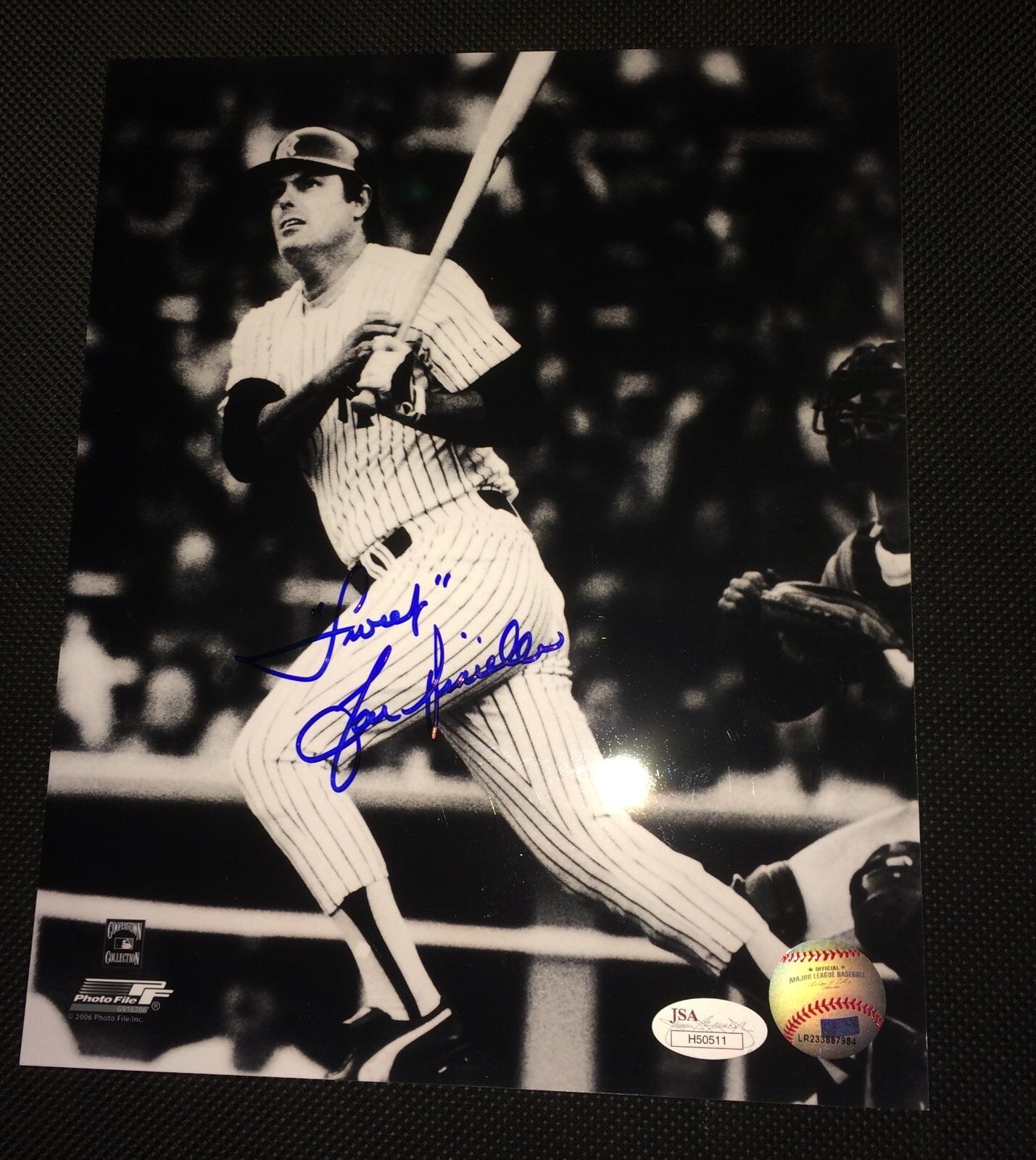 Lou Piniella New York Yankees Autographed 8x10 Inscribed Sweet