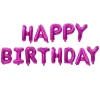 16" HAPPY BIRTHDAY Aluminum Film Letters Balloons Birthday Party Celebration Decors
