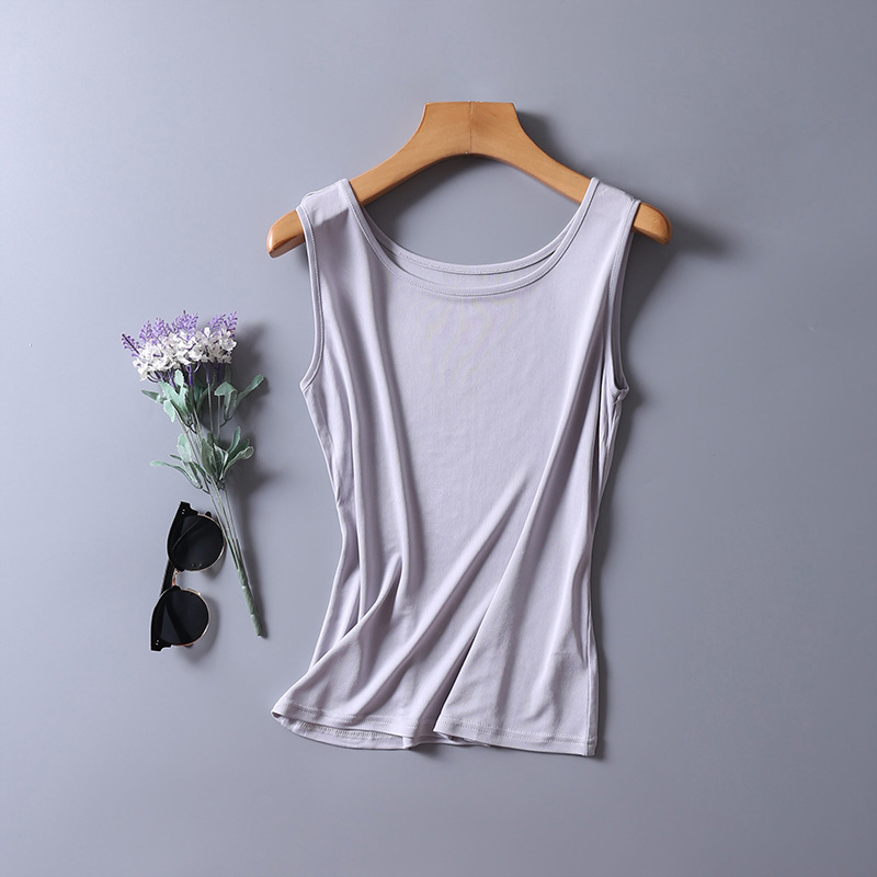 REAL SILK LIFE Silk Tank Tops Cool And Breathable Style REAL SILK LIFE