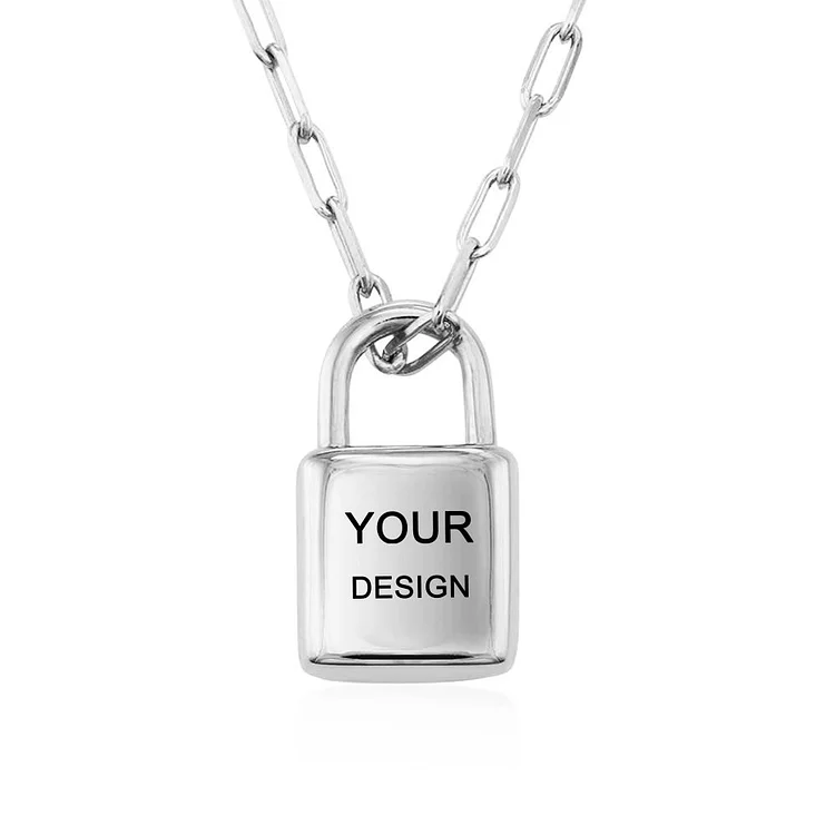 Personalized Design Lock Necklace