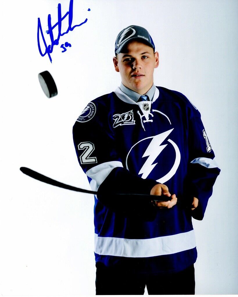 Jake Dotchin Signed - Autographed Tampa Bay Lightning 8x10 inch Photo Poster painting