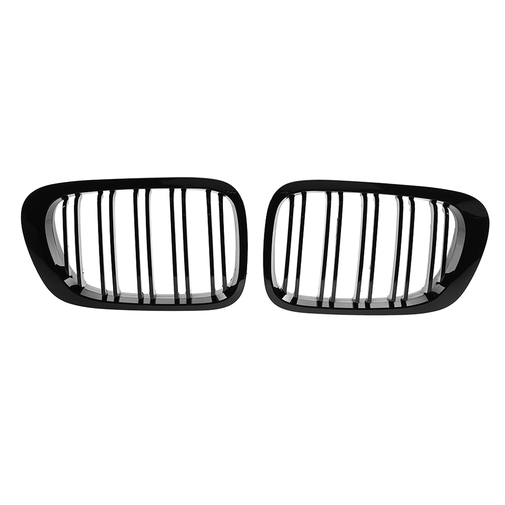 

Double Slat Kidney Grill Gloss Black for BMW E46 320Ci 325Ci 330Ci 98-02, 501 Original