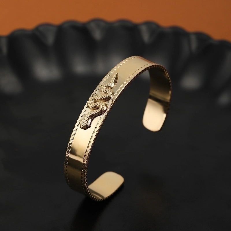 Fashion Snake 304 Stainless Steel Bangle In Bulk