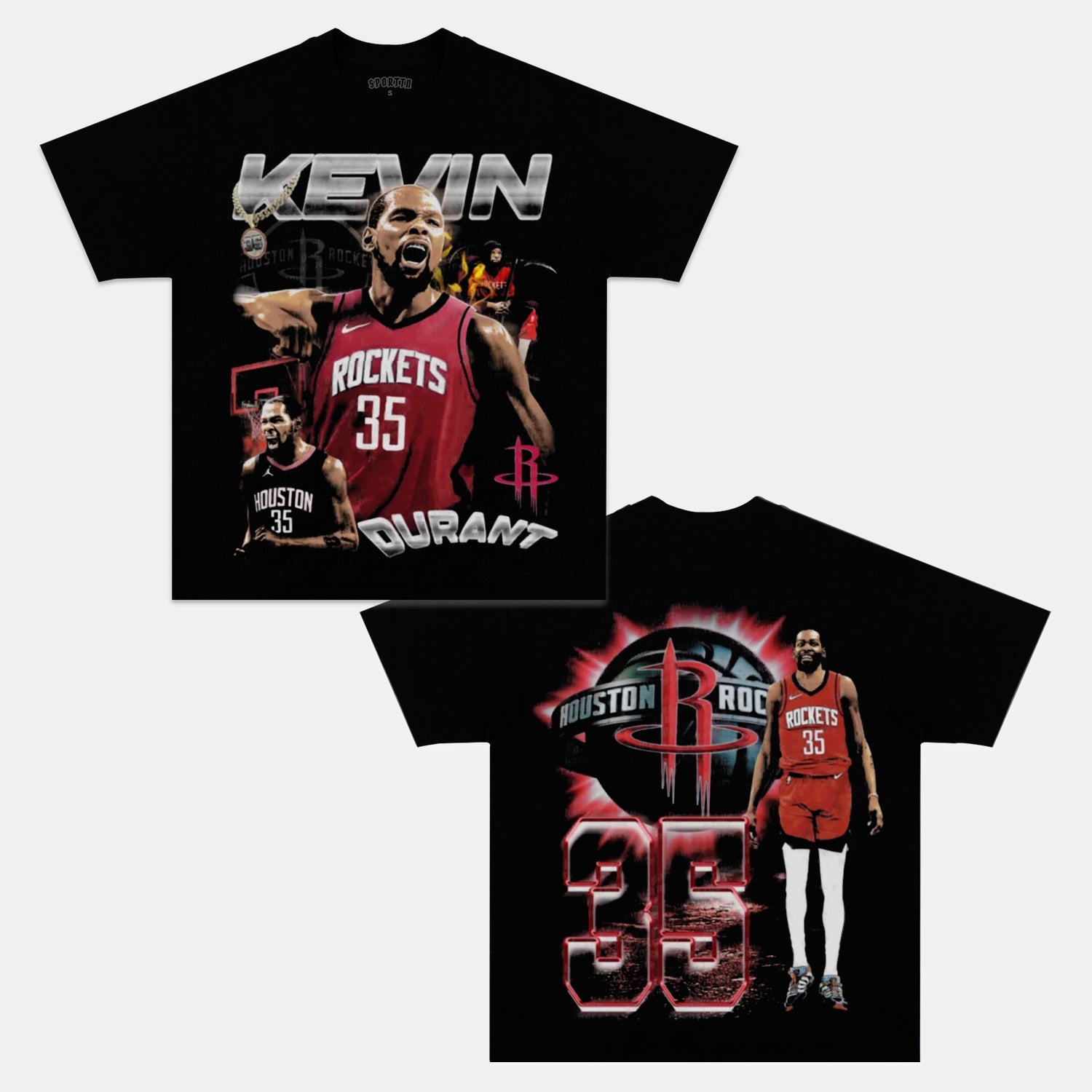 KEVIN DURANT & ROCKETS KD TEE