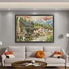 Village Shop-14CT Stamped Cross Stitch 69*52cm/27.17*20.47in(Big Size) tapestrymarket