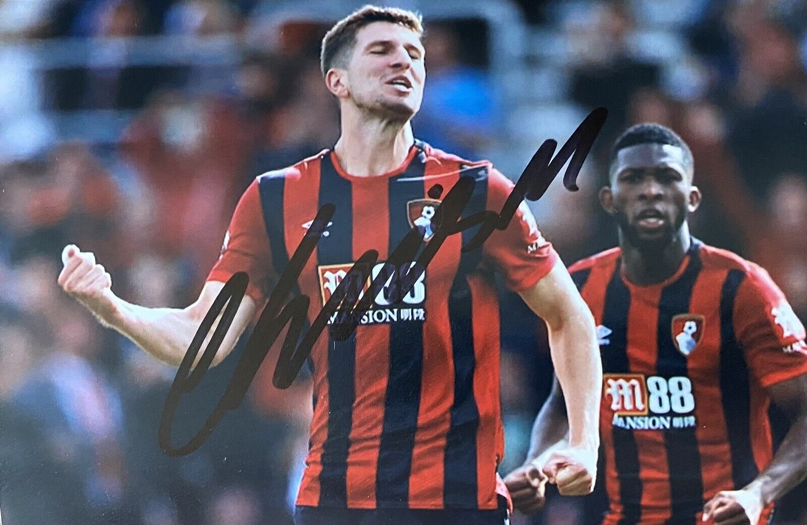 Chris Mepham Genuine Hand Signed AFC Bournemouth 6X4 Photo Poster painting