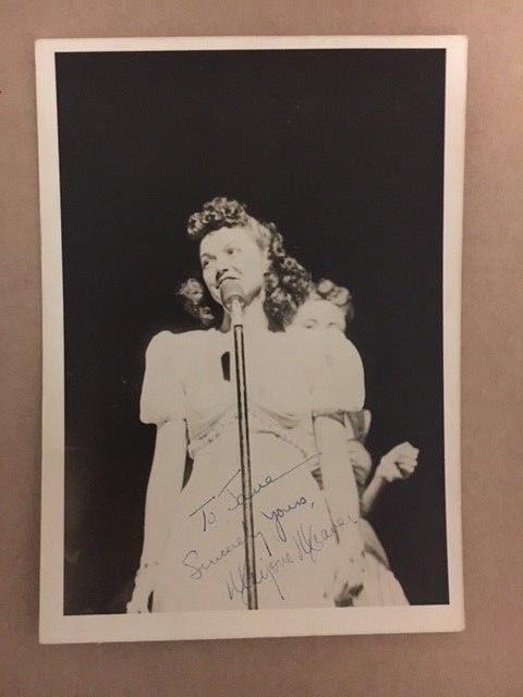 Majorie Weaver Actress Boldly Signed 5x7 Lovely Vintage Photo Poster painting Auction House COA