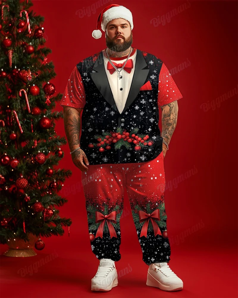 big and tall Christmas outfit