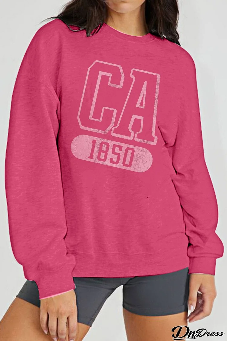 Simply Love Full Size GA 1850 Graphic Sweatshirt