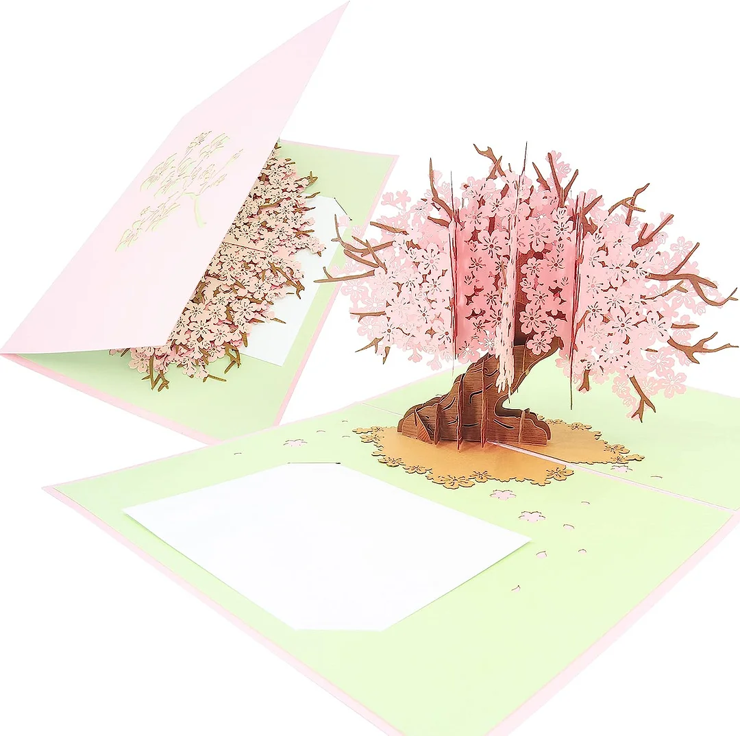 Luxe Flower Box 3D Pop Up Valentine's Day - Blank Card, Anniversary, Mother's Day Card, Wedding or Birthday Party Invitation - For Wife, Mom, Sister, Grandma, Daughter, and Girlfriend