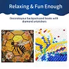 DIY Stained Glass Bee Diamond Painting Sticker