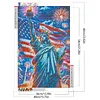 Diamond Painting -DIY Round Drill Independence Day Statue of Liberty(60*40CM)