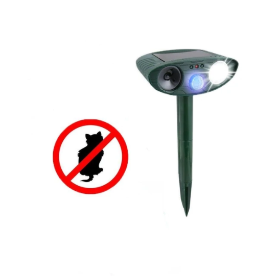 Cat deterrent-Ultrasonic Cat Repeller- Solar Powered - Get Rid of Cat