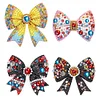 4Pcs Diamond Painting Brooch Diamond Painting Pins Jewelry Kit (Bow Tie)