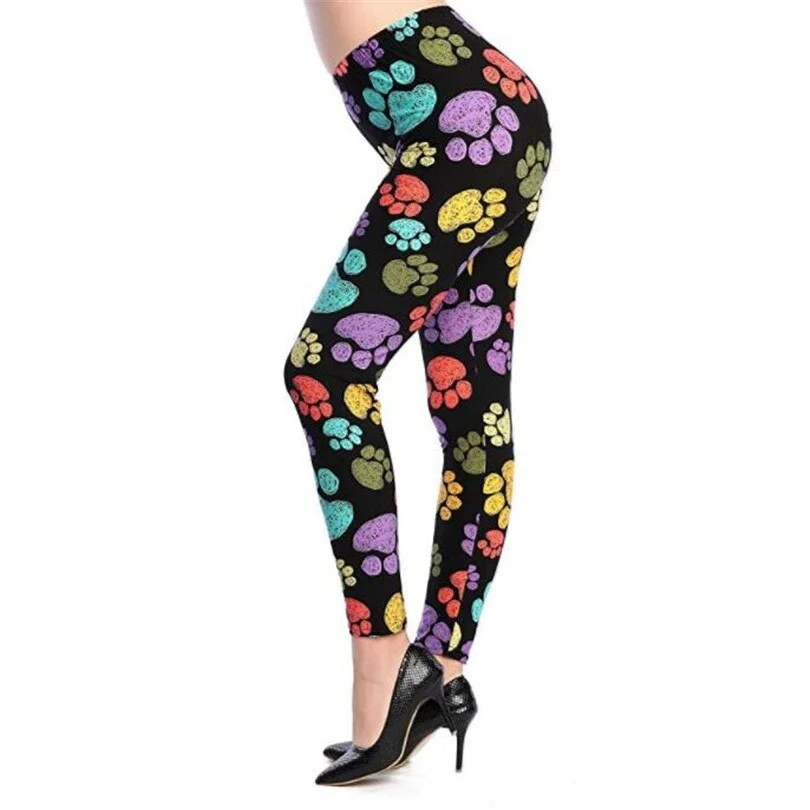 Women Sporting Pants Push Up Workout Trousers Woman Print Sexy Leggings Fitness Leggins High Waist Jeggings Elastic