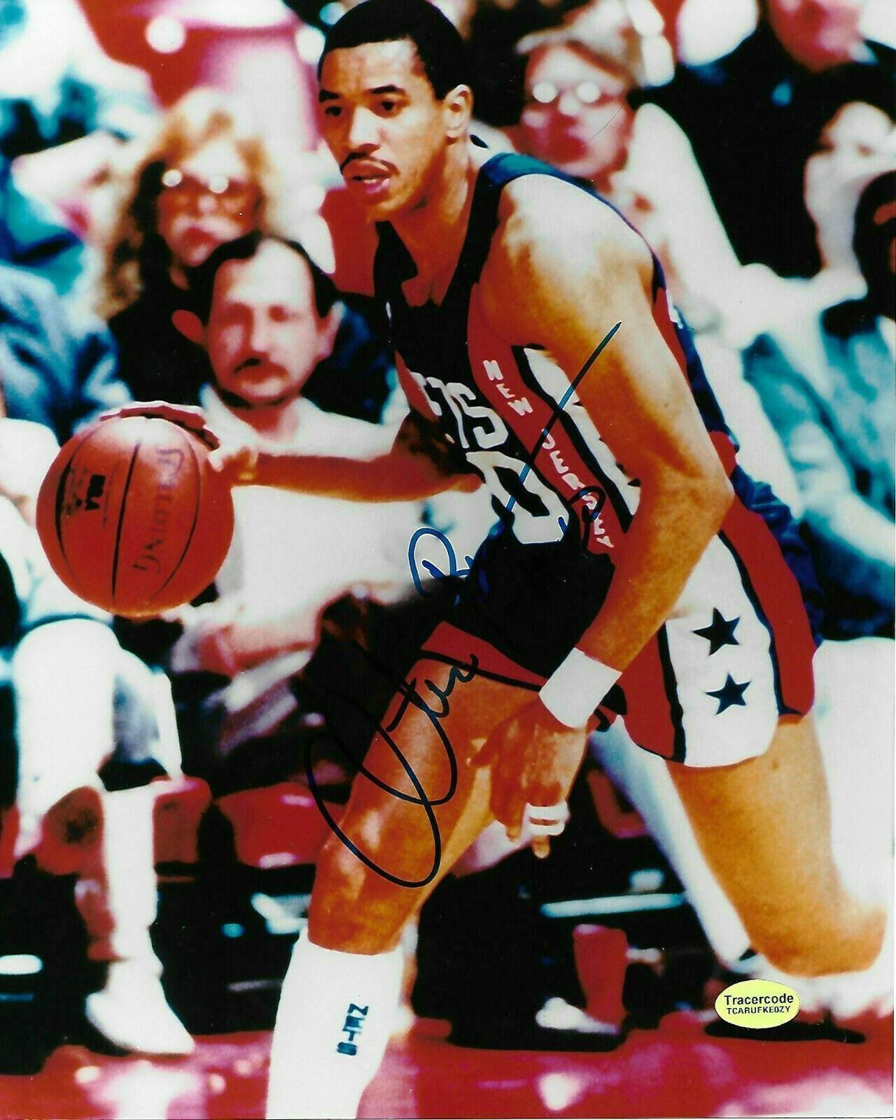 Otis Birdsong Signed 8x10 Photo Poster painting - NBA New Jersey Nets - Autographed COA