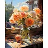 (Multi-Style)Windowsill Flowers-Paint by Numbers Acrylic Painting 40*50CM