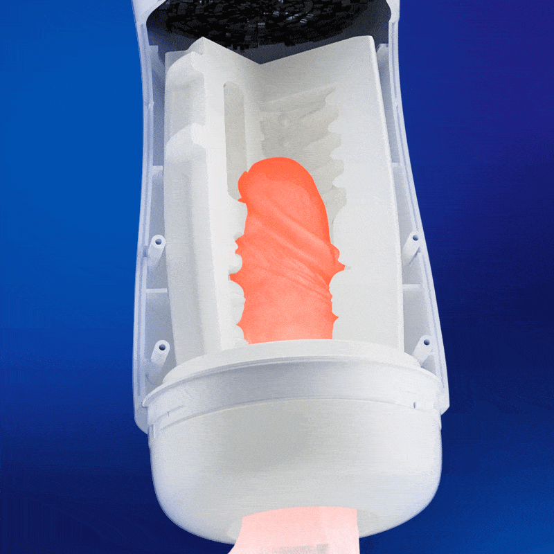 5 Suction 10 Vibration Modes Phantom Pleasure Masturbator with 3 Language Voice