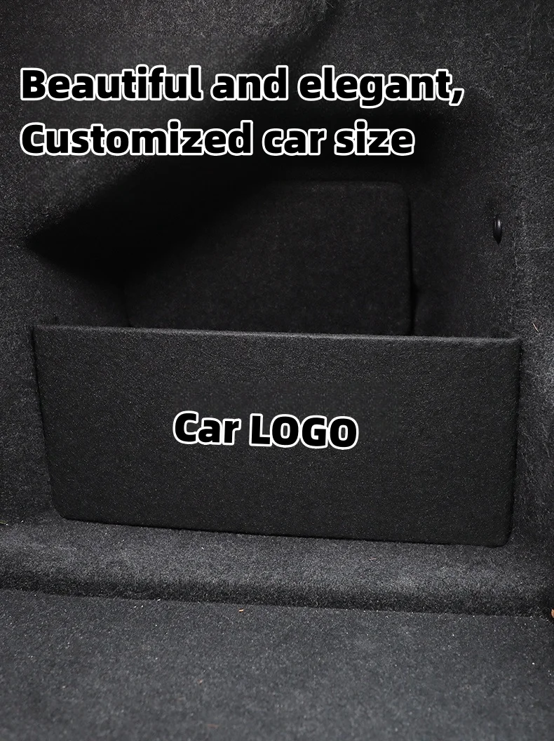 Car custom trunk side storage partitions(2PCS)