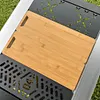 2Pcs Bamboo Tea Serving Tray Portable Cutting Board & Storage Bag for IGT Table