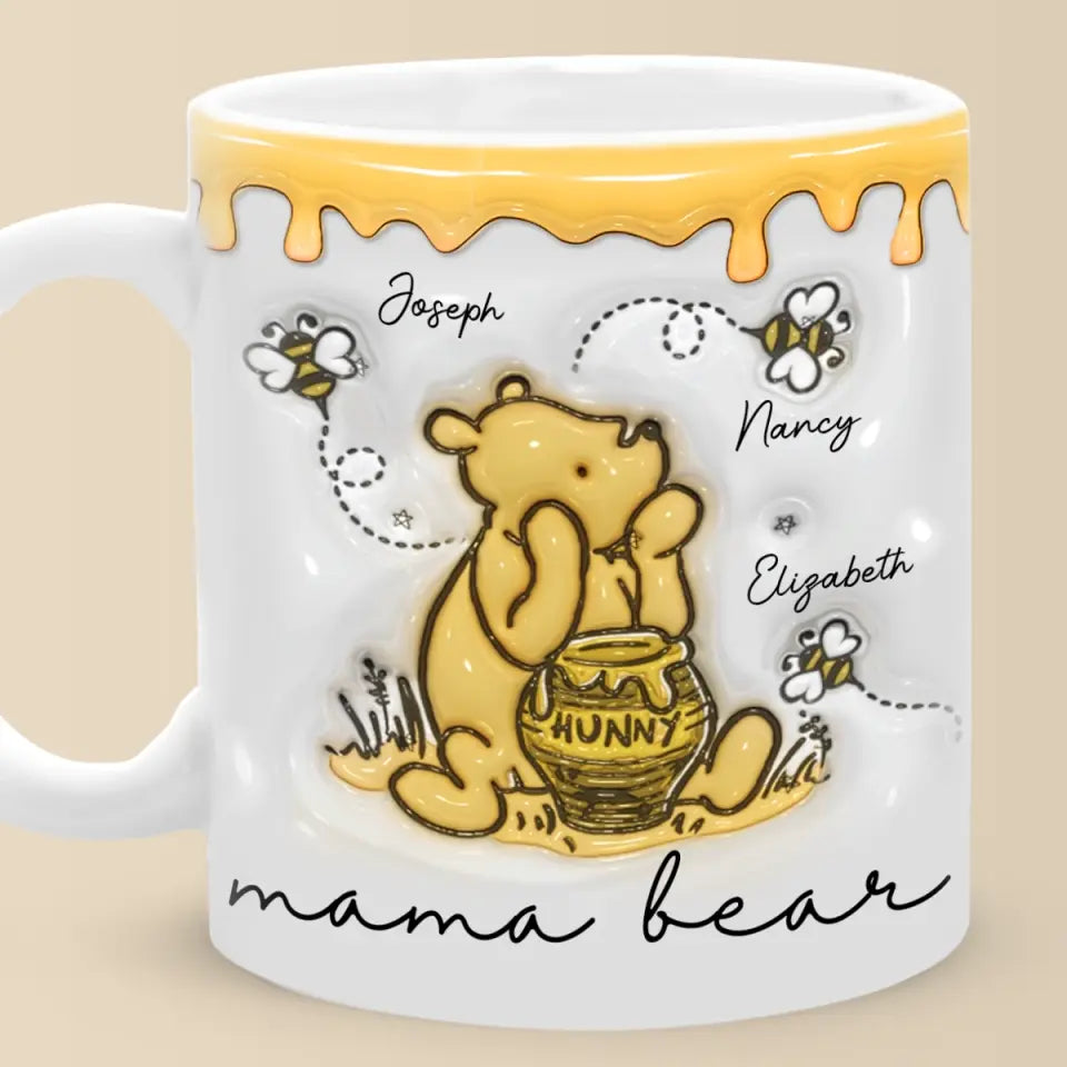 Loveyoufancy The Family Is The Test Of Freedom - Family Personalized Custom 3D Inflated Effect Printed Mug - Mother's Day, Gift For Mom, Grandma