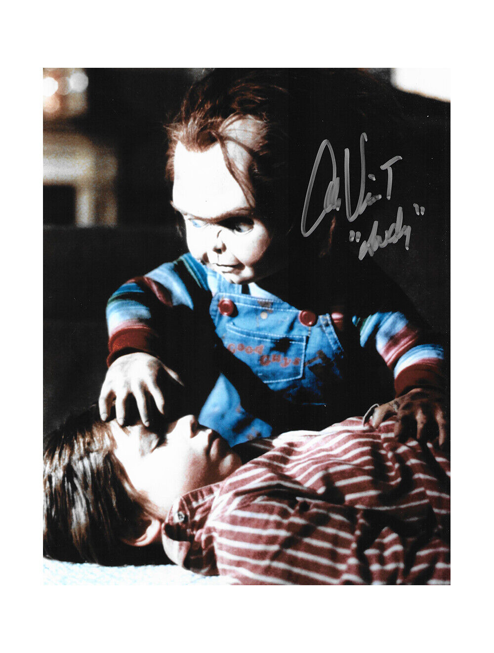 8x10 Child's Play Print Signed by Alex Vincent 100% Authentic + COA