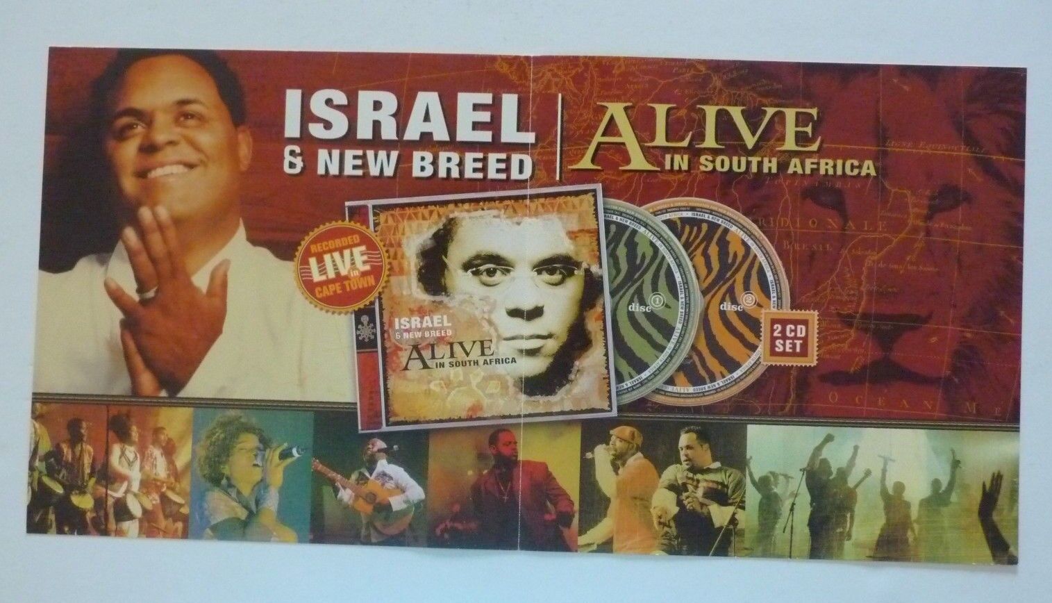 Israel New Breed Alive South Africa LP Record Photo Poster painting Flat 12x24 Poster