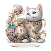 DIY Animal Flower Diamond Painting Pendant(Single-Sided)