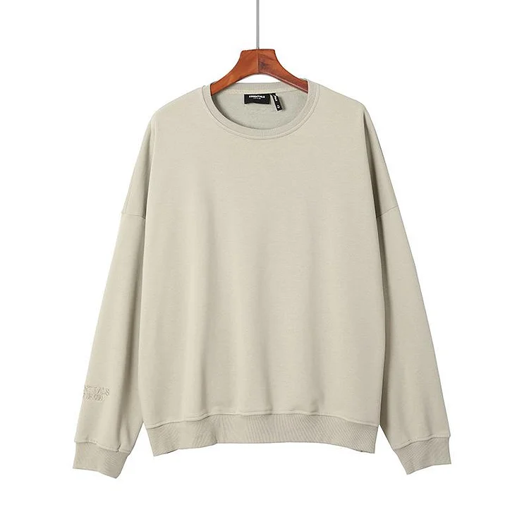 Fog Essentials Long Sleeve round Neck Neck Sweatshirt Main Line round Neck Long Sleeve Solid Color Men's Women's Pullover