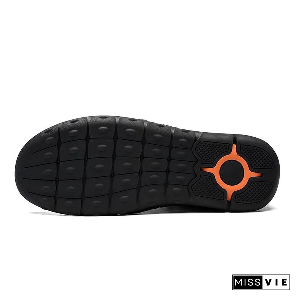 Warm Mens Boots Working Tactical Boots Split Leather Ankle Boots Plush Snow Boots Lace-up Winter Shoes