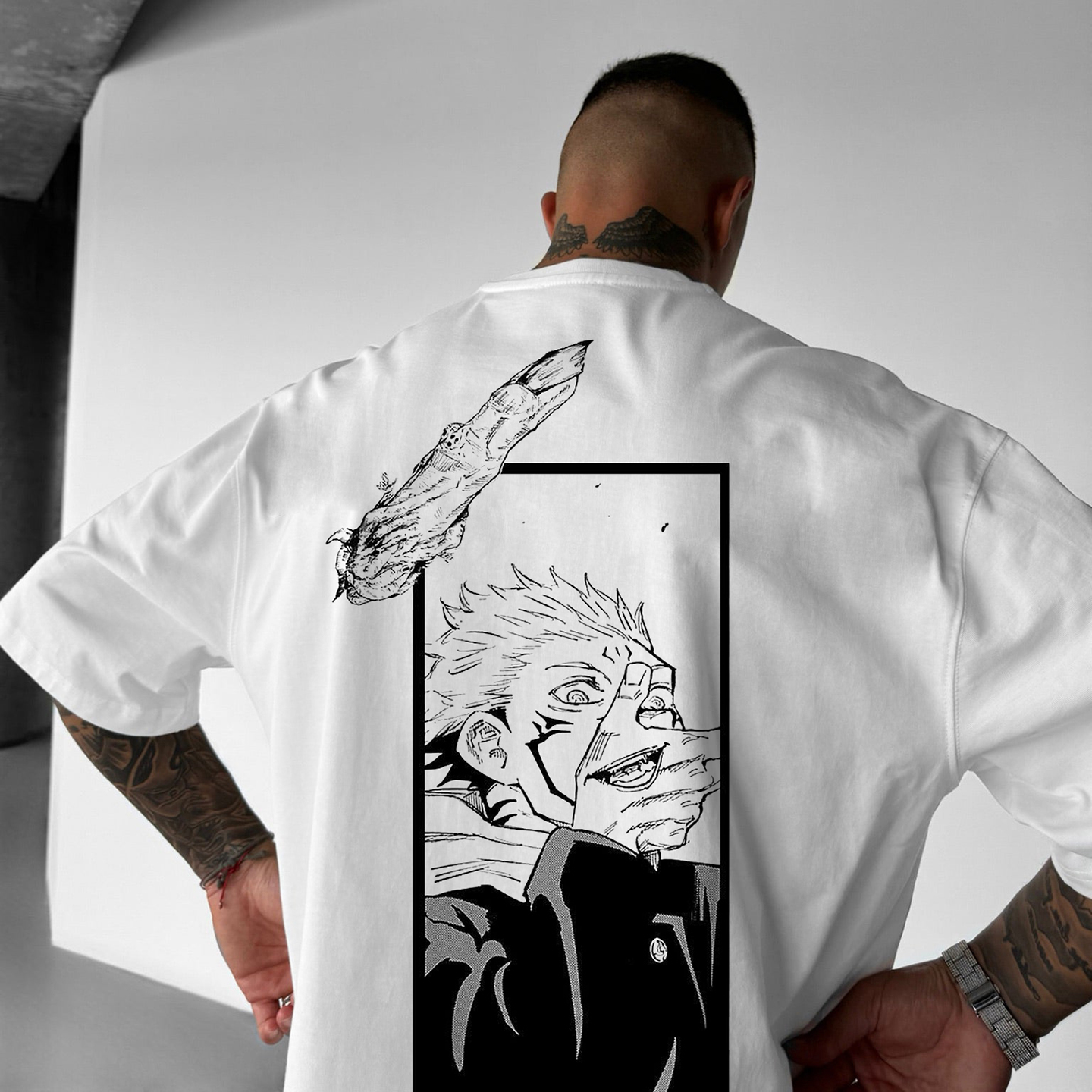 Unisex Casual Anime Print T-shirt Jujutsu Kaisen T-shirt