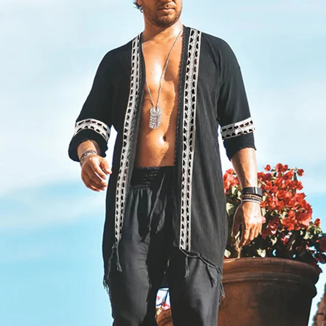 Sun God Linen Cardigan-inspireuse