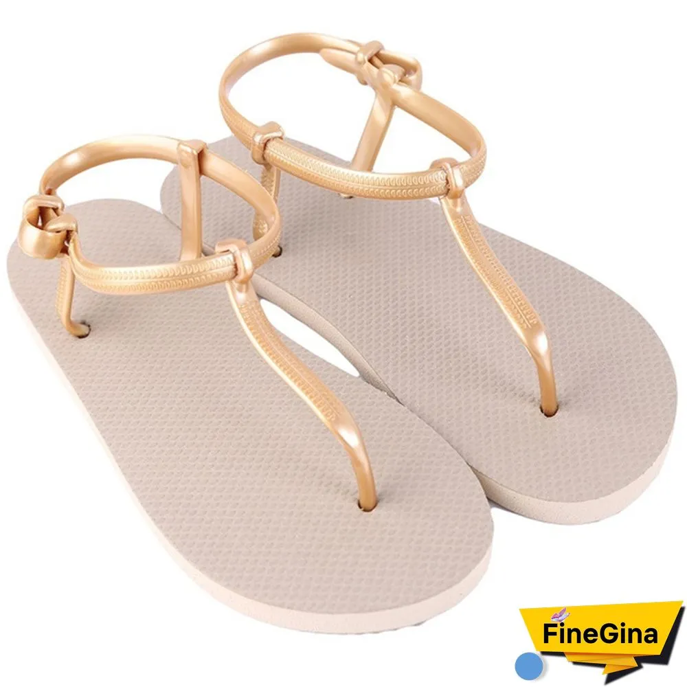 New Womens Flat Sandal T-strap Thong Flip Flops Shoe Summer Sandals Comfortable Non-Slip shoes
